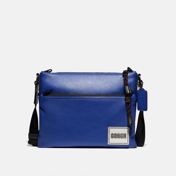 Coach Mens Pacer Crossbody With Coach Patch